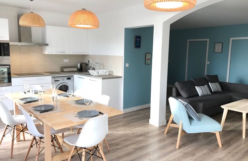 Grosseto-Prugna Apartment | Porticcio, F4 110 m2 Renovated, Very beautiful sea view