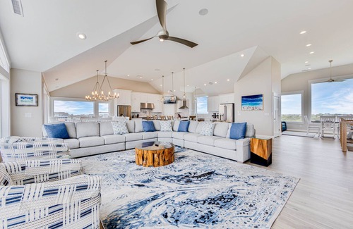 Hatteras House | Premier Oceanfront Estate w/Pool, Hot Tubs, Elevator, Theater, and Much More