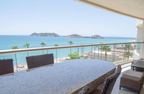 San Carlos Condo | Premier Playa Blanca Condo 503: 2BR, 2BA Beachfront, Ocean Views, Hotel Services