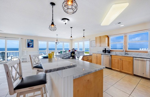 Wind Over Waves House | Premier Soundfront Dog Friendly w/Pool, Hot Tub, Elevator, Pickleball, Theater