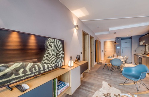 Tignes le Lac Apartment | Premium 4* Apartment 2 rooms + cabin, balcony, in the heart of Tignes le Lac