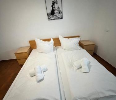 Heidenheim an der Brenz Apartment | Premium Apartment 70qm 2,5 Zimmer Küche, Smart TV, Garage, WiFi