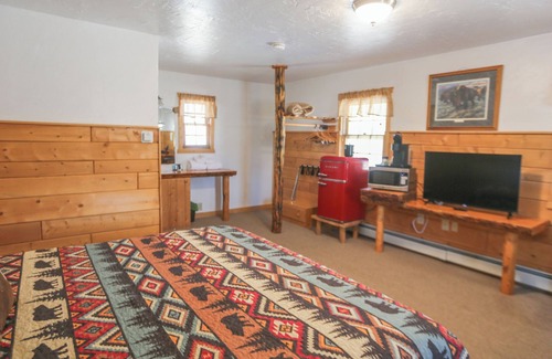 Dubois Cabin | Premium King Room, River & Mountain Views, Hot Tub and Parking!
