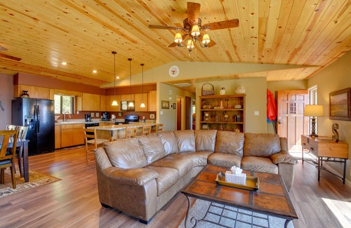Highland Pines House | Prescott Hideaway w/ Deck, Sauna & Mountain Views!