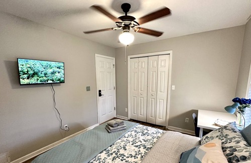 Sugar Hill House | Pretty Bedroom near Sugar Hill