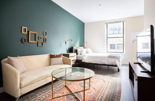 Downtown Boston Apartment | Prime Boston Fidi L Shaped Studio