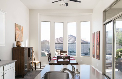 Sonoran Foothills House | Prime Location, 3 Primary Suites, Heated Pool & Spa, Fun Game Room, BBQ, More!