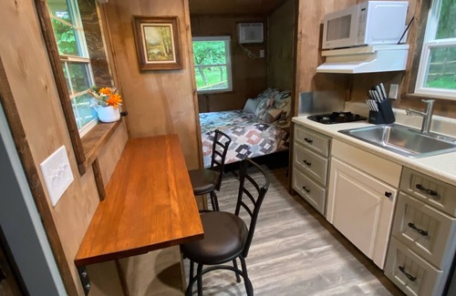 Rutherfordton Cabin | Private 1BR Cabin With Fenced In Dedicated Yard