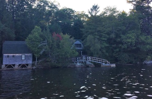 Orland House | Private 2-Story Cottage with Lake View on 7 Acres