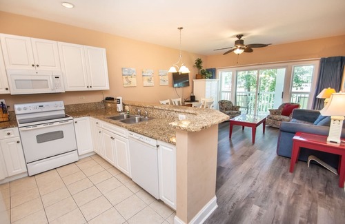 Carolina Forest Condo | Private 2BR Condo w/Stellar Golf Course Views at World Tour Golf Course