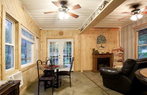 Sequatchie House | Private 50 ft waterfall. Eco-friendly, cozy shipping container cabin
