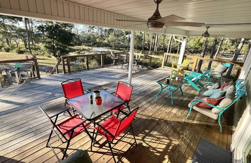 Carrabelle House | Private and Peaceful Bayou Retreat Waterfront!