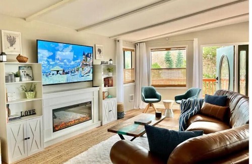 Port Angeles East House | Private Beach Access, Ocean & Mountain View Home