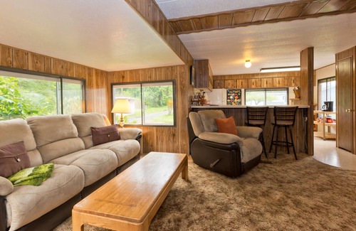 Clallam County House | Private Beach Access Trail And Peaceful Wooded Setting
