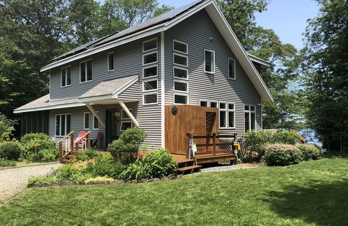East Falmouth House | Private beach and wooded retreat on Coonamessett Pond