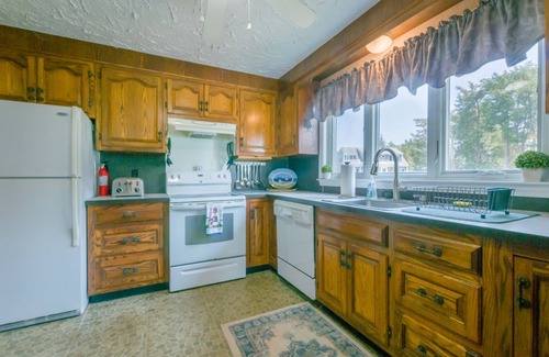 Buzzards Bay House | Private beach just steps off the back deck and amazing water views