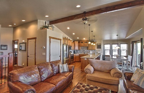 Fish Haven House | Private beach, pools/hot tub, winter sports, sleeps 20