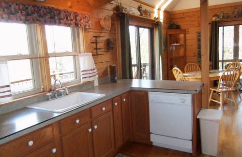 Lake Lure Cabin | Private Cabin with Views, Fenced Yard, Gameroom, Gas Fireplace, Central Location