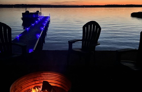 Kalkaska Cottage | Private Cottage on Manistee Lake with beautiful lake views and sunsets.