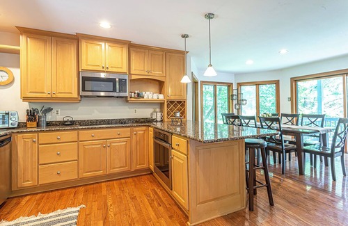 Chestnut Springs House | Private creek, 5 minutes to slopes, under new management, pet friendly, hot tub!