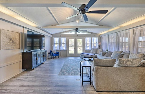 Rockwell House | Private Dock and Deck Lakefront Hot Springs Home!