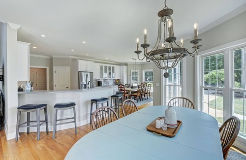 Denver House | Private Dock, Boat Ramp, Saltwater Pool & Waterfront Firepit | Bright Water Cove