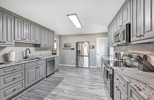 Rockwell House | Private Dock & Deck: Lakefront Hot Springs Home!