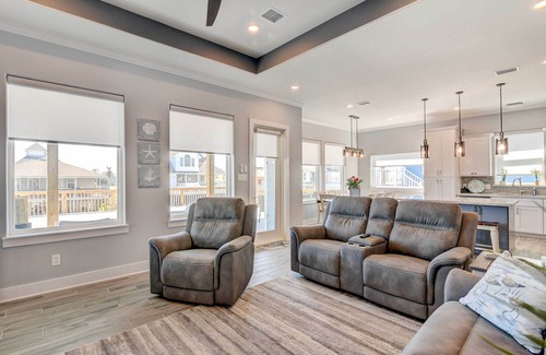 Terramar Beach House | Private Dock & Patio: Waterfront Galveston Retreat