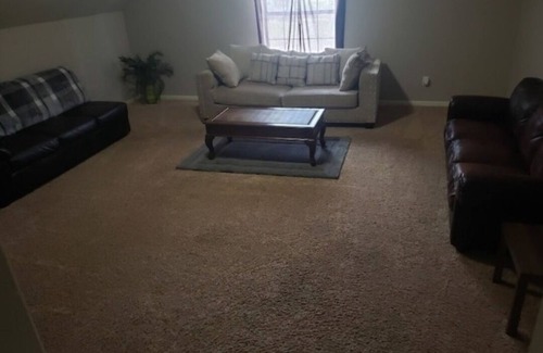 Barker House | Private enclosed pool king bed safe family rental