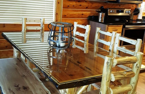 St Germain Cabin | Private Executive Lakefront Log Cabin Lodge overlooking Little St. Germain Lake