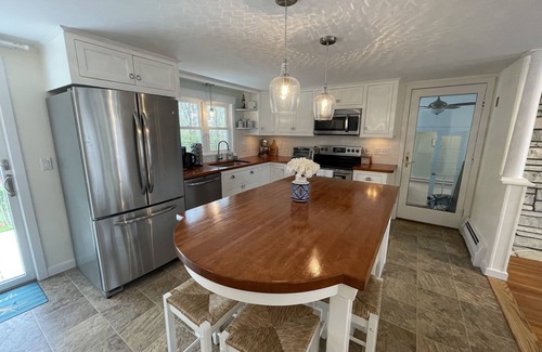 East Falmouth House | Private Falmouth home perfect for family fun - hot tub, fire pit, and game room!