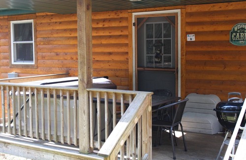 Clarington Cabin | Private, Handicap Cabin with hot tub, No Pets