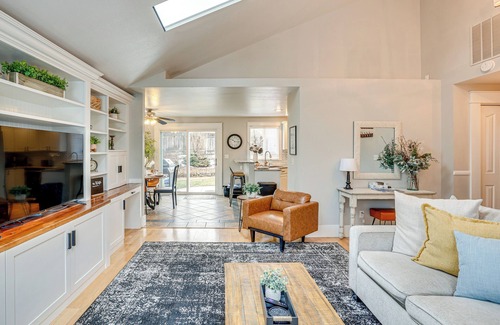 Southeast Boise House | Private Hot Tub & Backyard: Boise Family Home