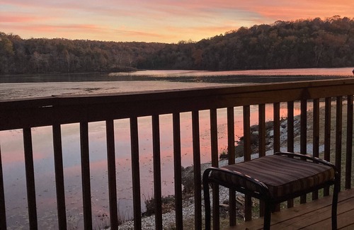 Branson Cabin | Private Hot Tub! Kayaks. Serene Lakefront. Pool.