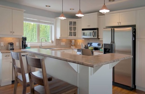 Central Okanagan House | Private house with 2 suites and a heated swimming pool, sleeps 14