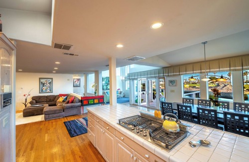 Pierpont Bay House | Private Jacuzzi, Steps 2 Sand & Eatery Ocean Views