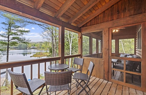 Sanbornton House | Private Lakefront - Luxury Log House