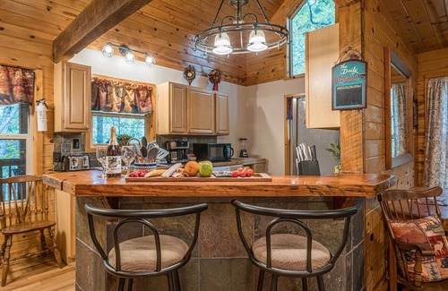 Helen Cabin | Private Log Cabin | 4BR 3BA | Pet Friendly | Hot Tub | Fire Pit | Sauna