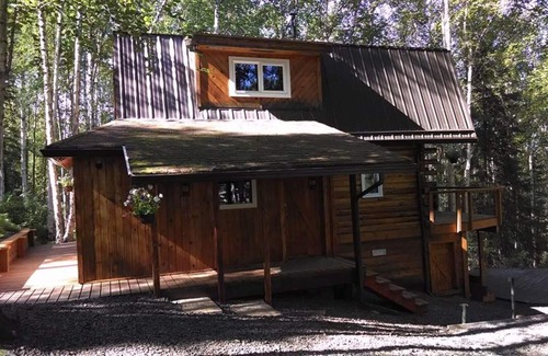 Fairbanks House | PRIVATE LOG HOME NESTLED AMONG THE BIRCH TREES