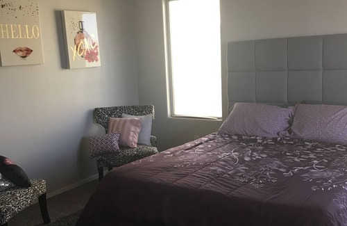 Laveen Village House | Private Master Bedroom located in a cozy home
