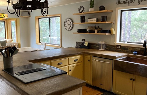 Weaverville House | Private Mountain Getaway with pool yet 4 miles to downtown Weaverville