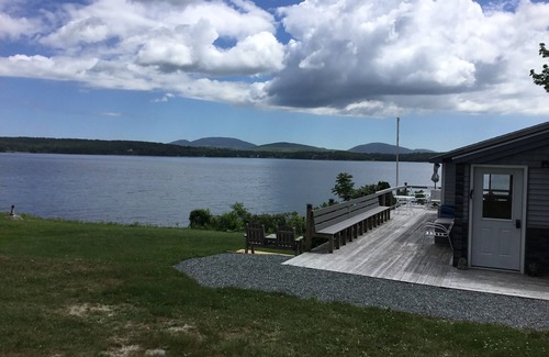 Lamoine Cabin | Private oceanfront cabin, quiet location, over looking Mount Desert Island