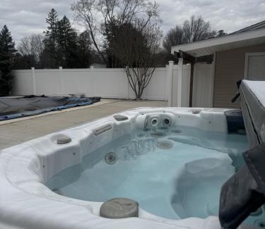 Fennville House | Private pool oasis - hot tub - great location