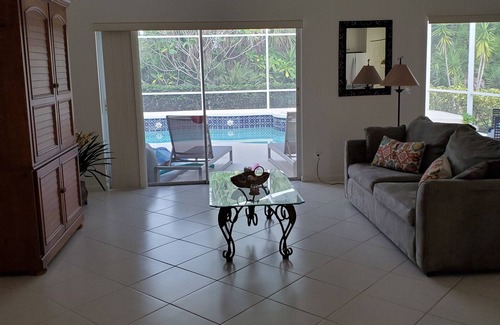 Summerfield House | Private pool on golf course, near beautiful beaches & baseball spring training.