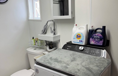 Billings Apartment | Private room, entrance, backyard