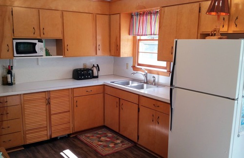 Raymond House | Private sandy beach, clean quiet lake, AC in all bedrooms