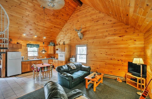 South Boardman Cabin | Private South Boardman Cabin on 10 Forest Acres!