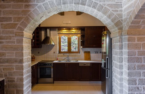 Geropotamos Villa | Private stone built villa with a huge pool!