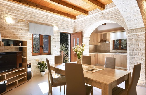 Geropotamos Villa | Private stone built villa with a huge pool!