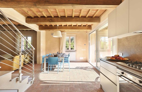 Colle di Compito Villa | Private Villa with WIFI, private pool, A/C, TV, balcony, panoramic view, parking, close to Lucca